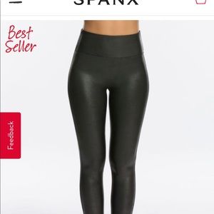 Spanx Faux Leather Leggings